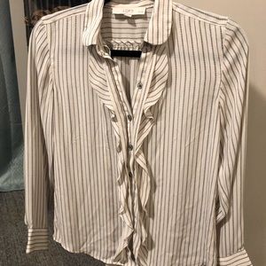 Button down women’s dress blouse